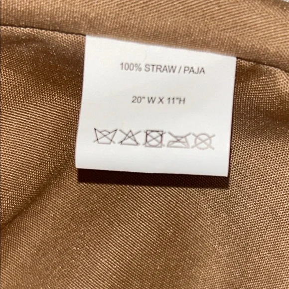 Naturalizer Woven Tan and Brown Tote - Picture 12 of 13